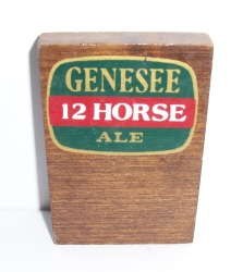 genesee 12 horse ale tap handle