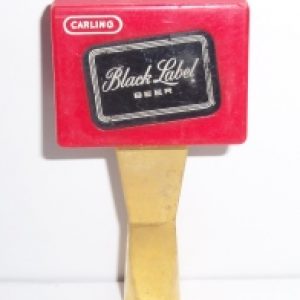 black label beer tap handle