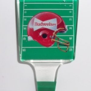 budweiser beer football tap handle