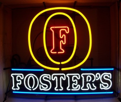 Fosters Lager Neon Sign Tube [object object] My Beer Sign Collection &#8211; Not for sale but can be bought&#8230; fostersdoublestroke2010