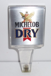 michelob dry beer tap handle