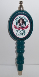 samuel adams winter lager tap handle