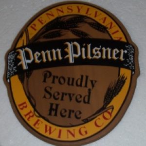penn pilsner beer sign