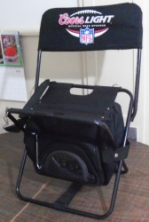 coors light beer nfl chair