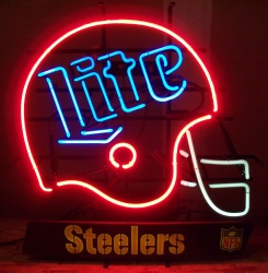 lite beer nfl steelers neon sign lite beer nfl steelers neon sign Lite Beer NFL Steelers Neon Sign litefootballhelmetsteelers2004