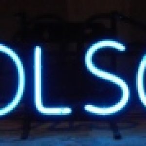 molson beer neon sign