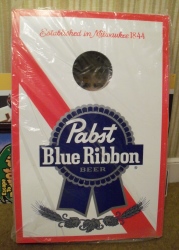 pabst blue ribbon beer corn hole set