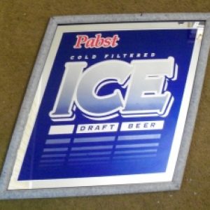 pabst ice draft beer mirror