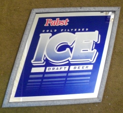 pabst ice draft beer mirror
