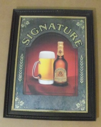 stroh signature beer mirror