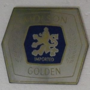 molson golden beer mirror