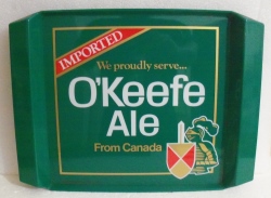 okeefe ale tray sign