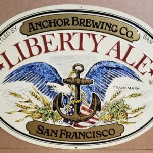 Anchor Liberty Ale Tin Sign