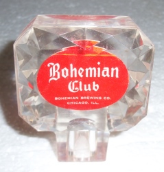 bohemian club beer tap handle