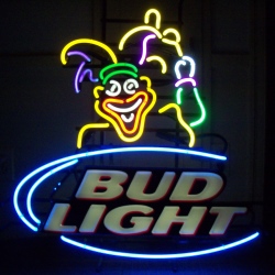 bud light beer mardi gras neon sign bud light beer neon sign panel Bud Light Beer Neon Sign Panel budlightmardigras2002