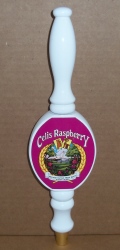 celis raspberry beer tap handle