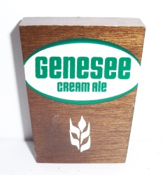 genesee cream ale tap handle