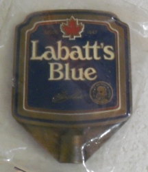 labatts blue beer tap handle