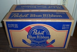 pabst blue ribbon beer case