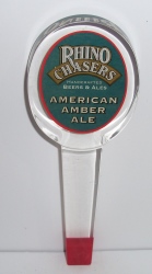 rhino chasers ale tap handle