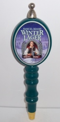 samuel adams winter lager tap handle