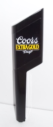 coors extra gold beer tap handle