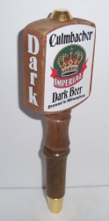 culmbacher imperial dark beer tap handle