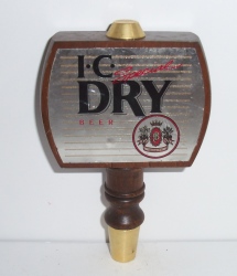 Iron City Dry Beer Tap Handle