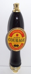 john courage beer tap handle