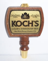 kochs golden anniversary beer tap handle