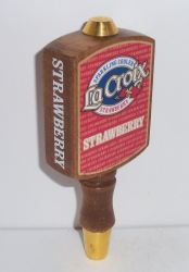 La Croix Strawberry Cooler Tap Handle