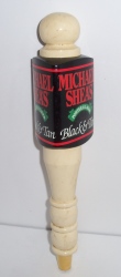 michael sheas black tan tap handle