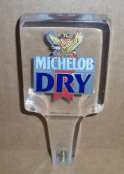 michelob dry beer tap handle