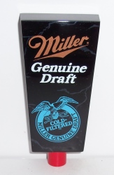 miller genuine draft beer tap handle