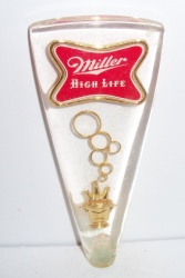 miller high life beer tap handle