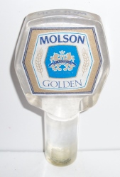 molson golden beer tap handle