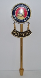 paulaner hefeweizen tap handle