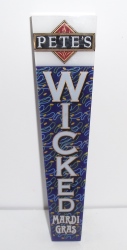 petes wicked mardi gras tap handle