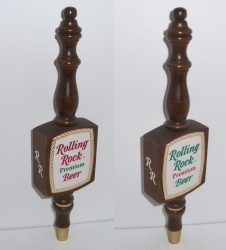rolling rock premium beer tap handle