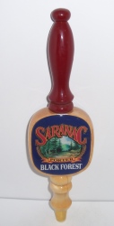 saranac black forest porter tap handle