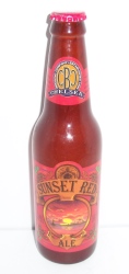 chelsea sunset red ale tap handle