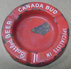 Canada Bud Beer Ashtray