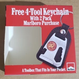 Marlboro Cigarettes Tool Keychain