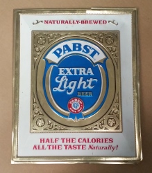Pabst Extra Light Beer Sign