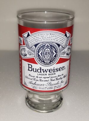 Beer Glassware Ashtrays all products All Products budweiserlabelquartglass1 300x405