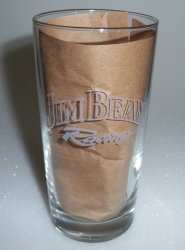 Jim Beam Whiskey Indy Racing Glass