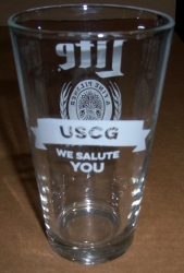 Lite Beer USCG Pint Glass