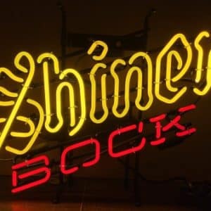 Shiner Bock Beer Neon Sign