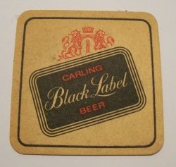 Black Label Beer Coaster
