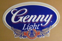Genny Light Beer Tin Sign